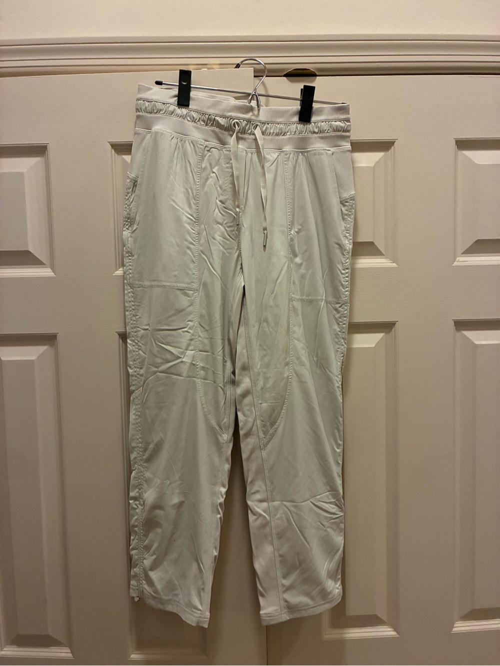 Lululemon Light Beige Cargo Crop Pants